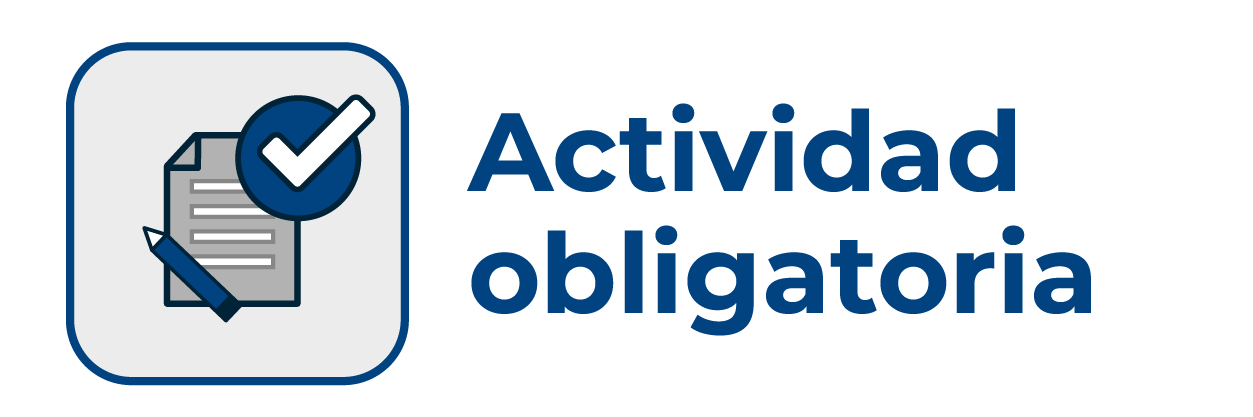 actividad obligatoria